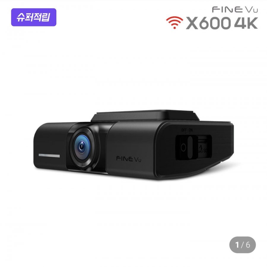 FineView X600 4K GPS tích hợp BT
