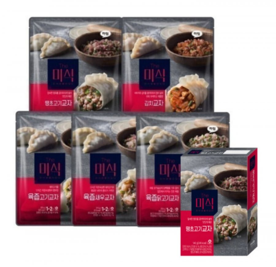 Set bánh bao gyoza ngon ngọt kiểu đống (350g x 6 túi) + gyoza thịt Daengcho (140g)