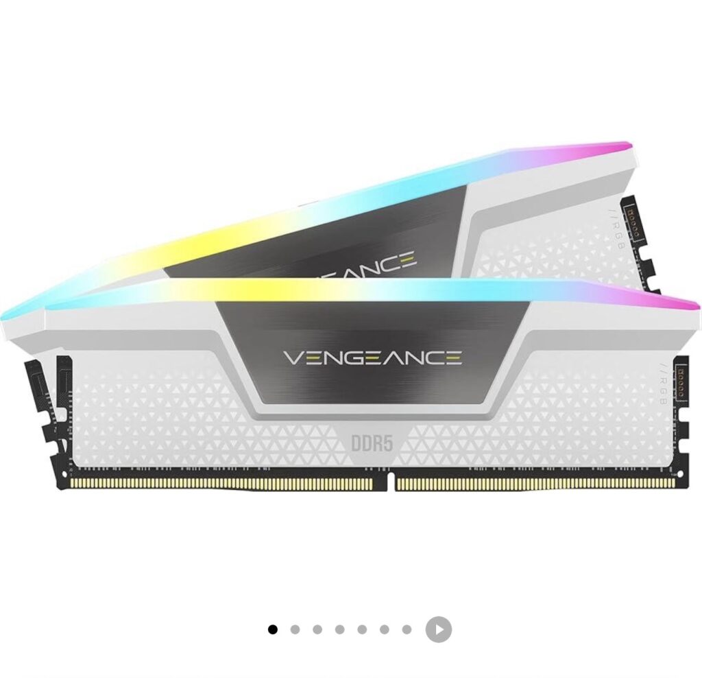 [Đường 11] Corsair Vengeance RGB DDR5 RAM 32GB (2x16GB) 6000 CL36 Intel XMP