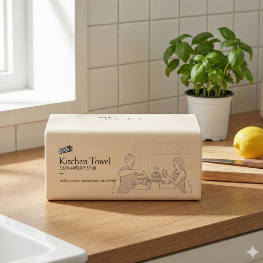 9 gói 100 khăn bếp 3 lớp