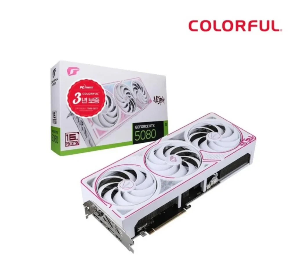 MÀU SẮC iGame GeForce RTX 5080 ULTRA OC D7 16GB Trắng