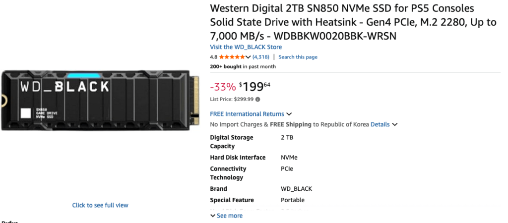 Western Digital 2TB SN850