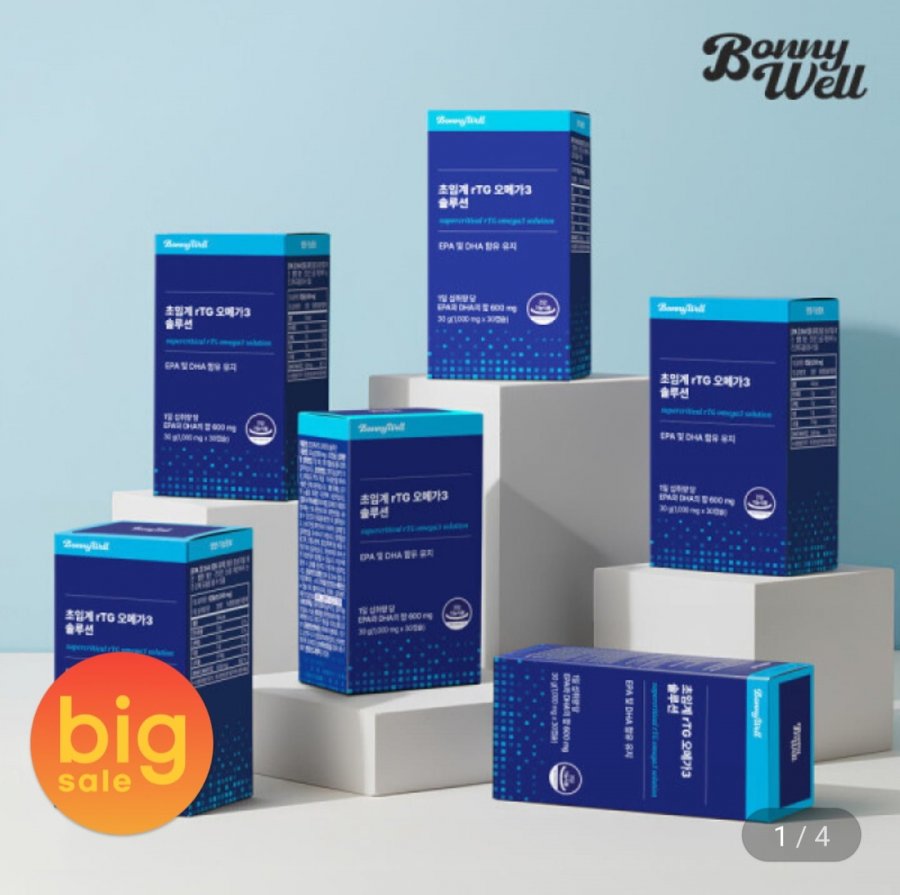 Bonniewell Super tới hạn Altige Omega 3 30 viên 6 hộp