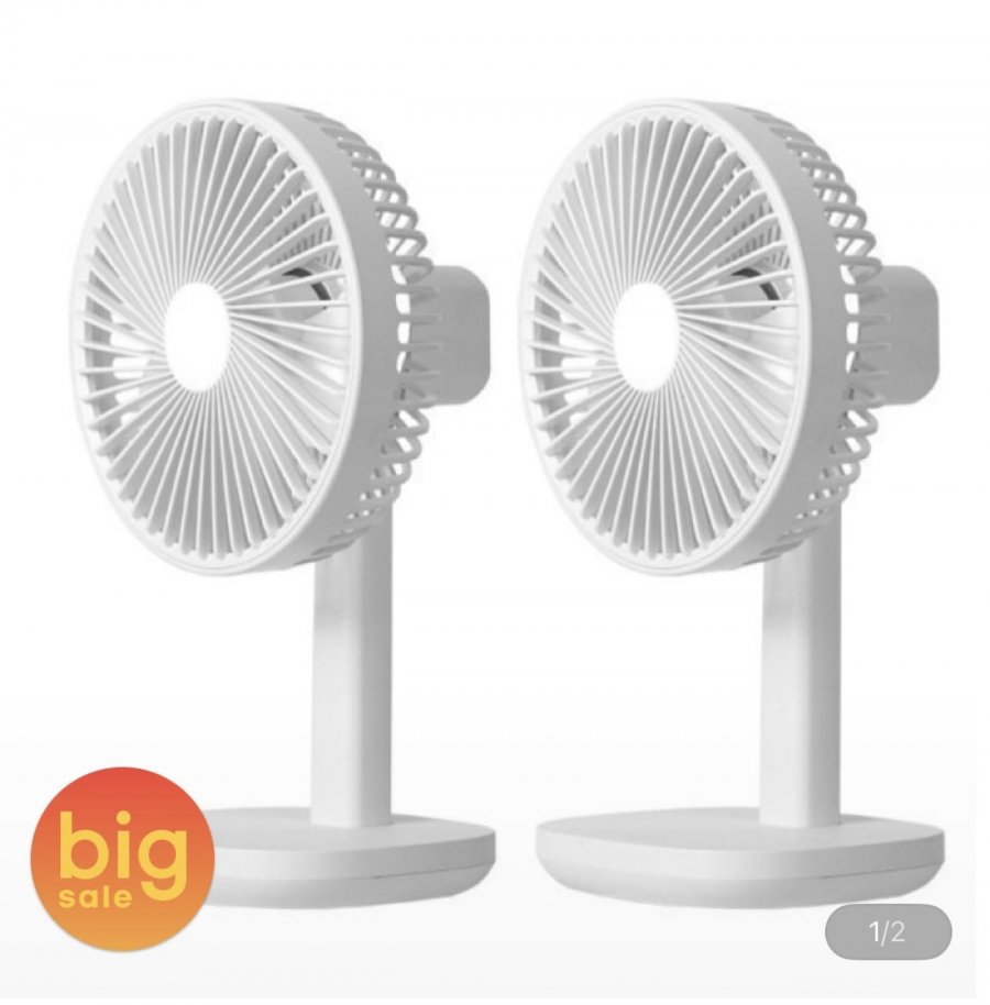 Đầu quay quạt BLDC để bàn 1+1 AirLumi 4000mah