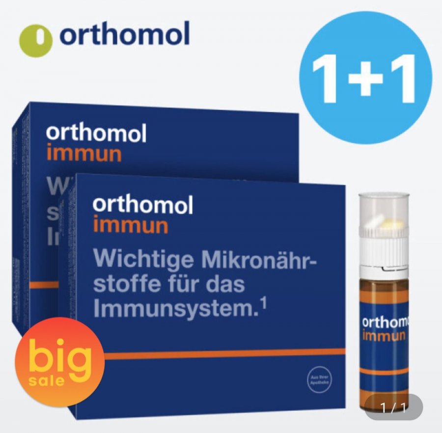 Vitamin tổng hợp miễn dịch Orthomol 60 lần
