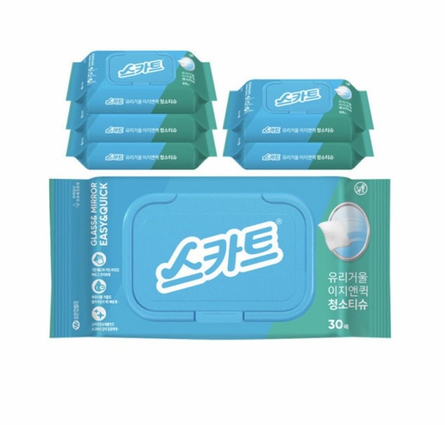 Khăn Giấy Lau Gương Scott Easy&Quick 30 Tờ 6 Gói