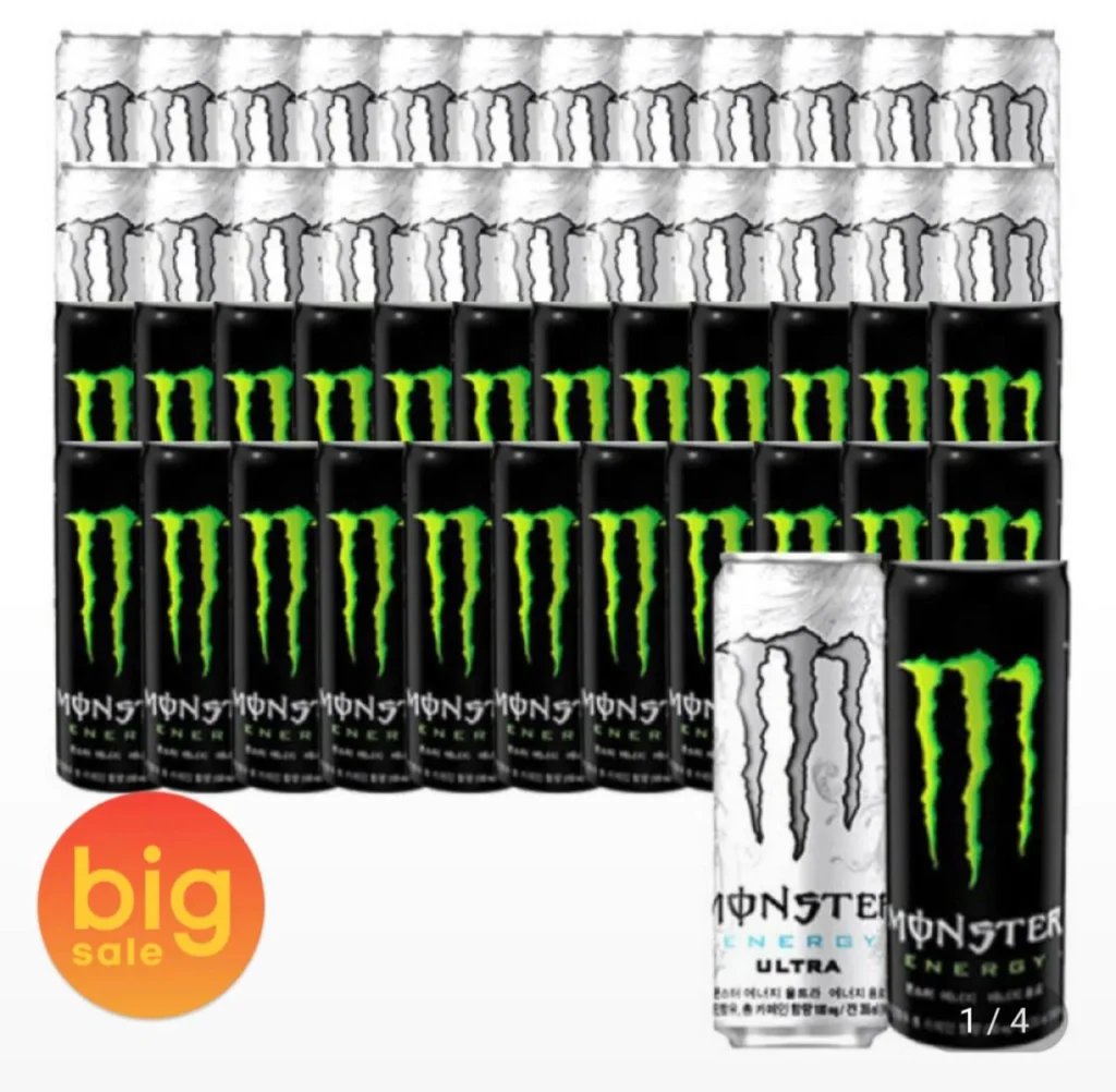 Monster Energy Ultra+Green 355ml 48 lon