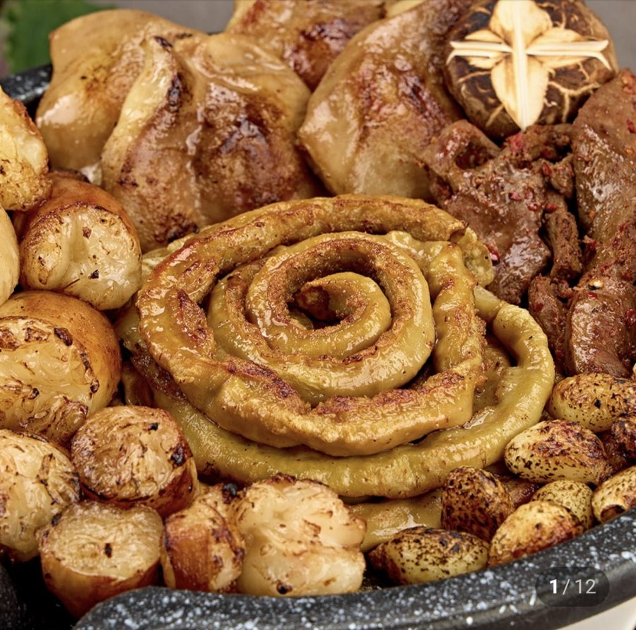 200g ruột non nướng + 20g sốt