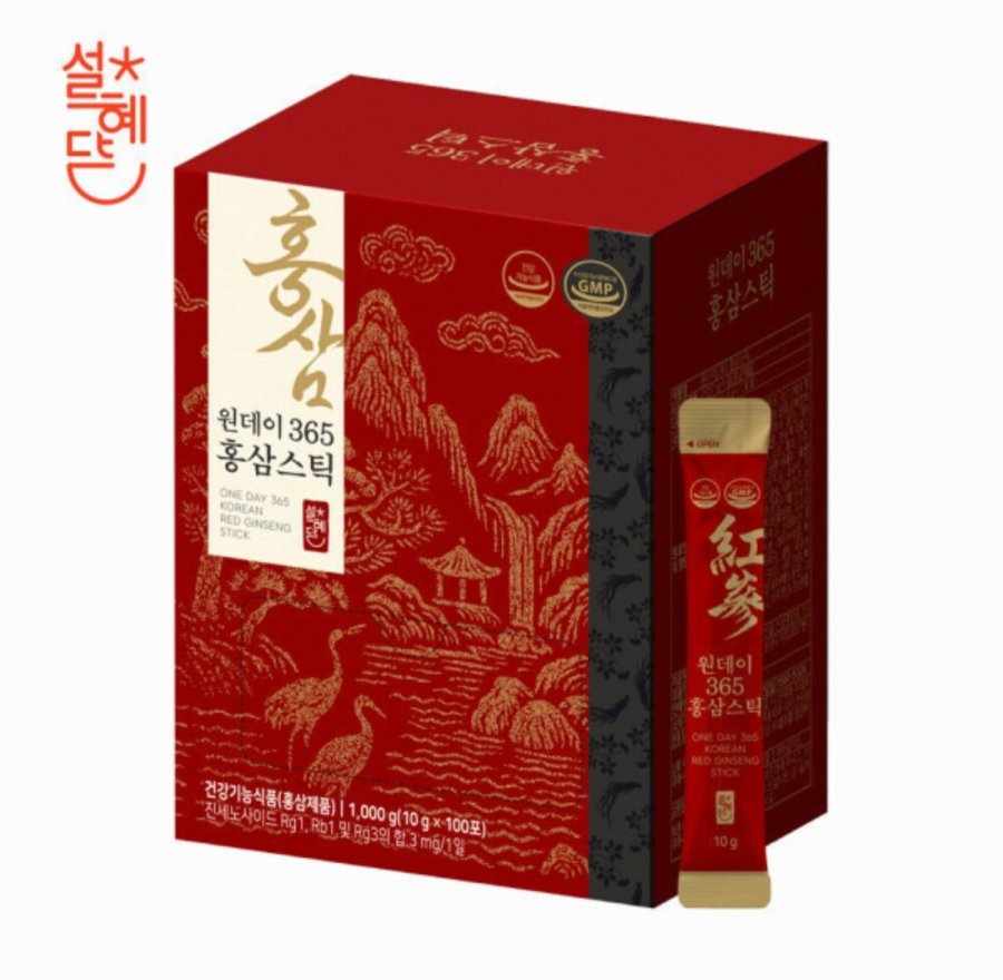 Seol Hye Dam Một Ngày 365 Hồng Sâm Stick 100 gói