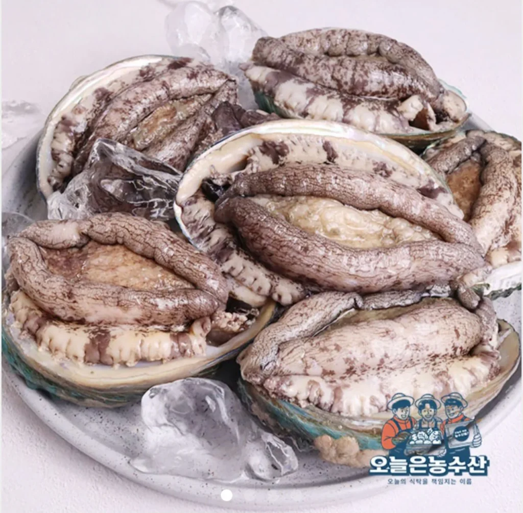 1 kg bào ngư sống, 9 miếng