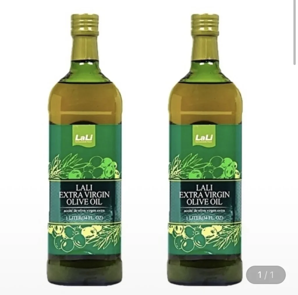 2 chai dầu olive nguyên chất Lari 1L