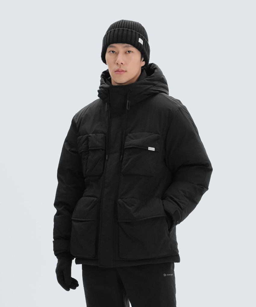 Áo khoác dày có mũ trùm đầu của Snow Peak Land