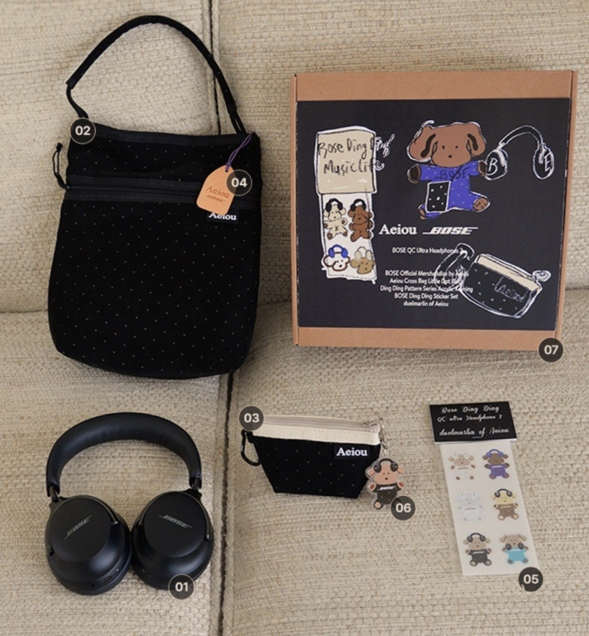 [Musinsa] Tai nghe không dây BOSE QC Ultra thế hệ thứ 2 + Gói Aeiou
