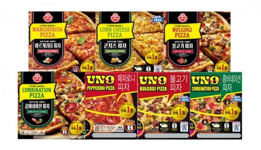 Cơm Suhyang, pizza Ottogi, sốt mì ống Fresco, v.v.