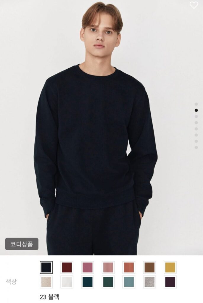 Áo len chải cơ bản