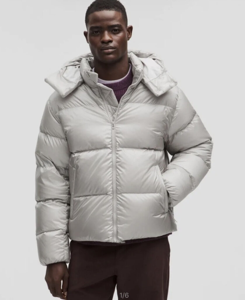 Áo khoác phao Lululemon luôn xuống