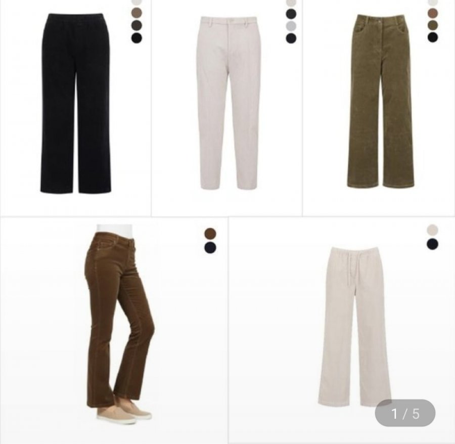 Quần Corrodoy Unisex của Polham