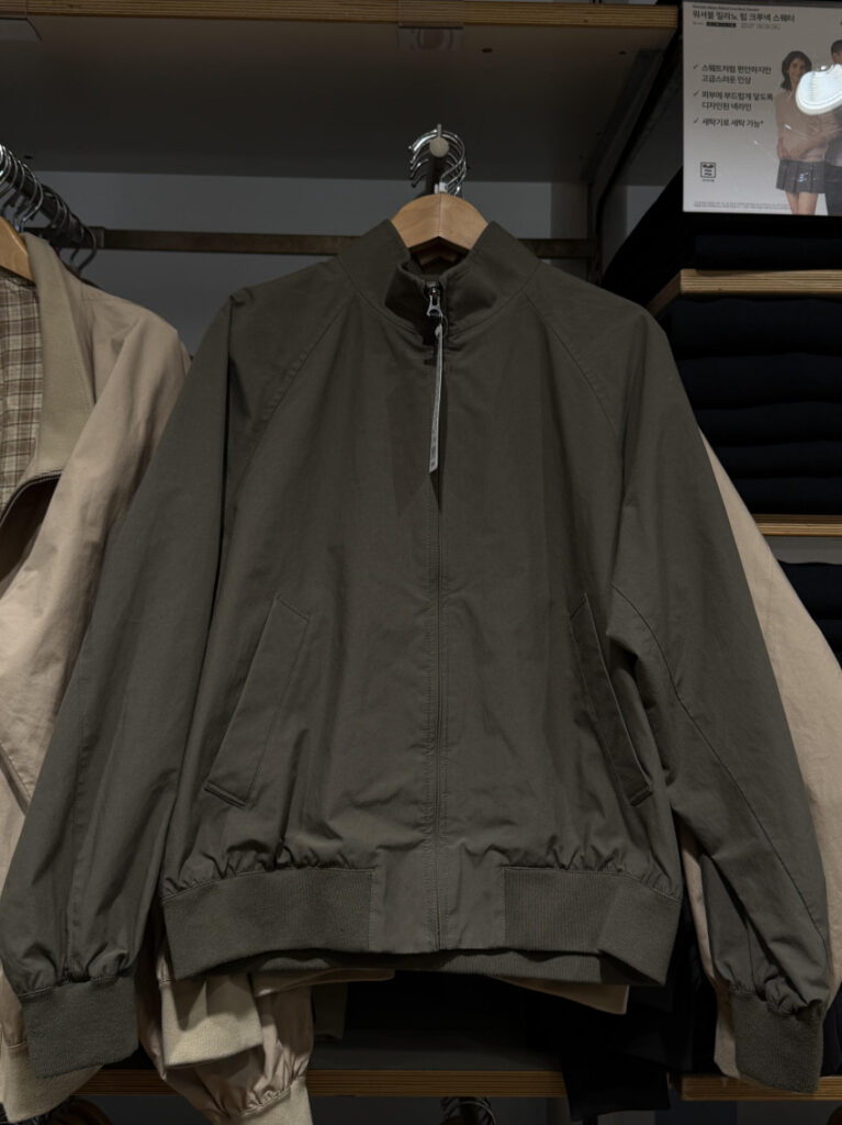 Áo khoác Uniqlo Harrington