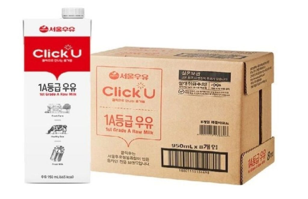 Sữa Seoul Click Sữa Loại 1A 950mlx8