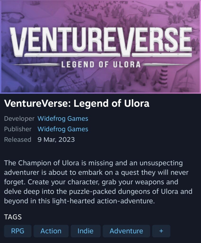 VentureVerse: Truyền thuyết về Ulora 