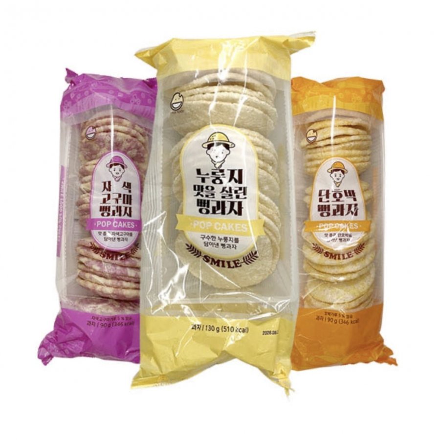 2 túi bánh phồng + 2 túi bí đỏ