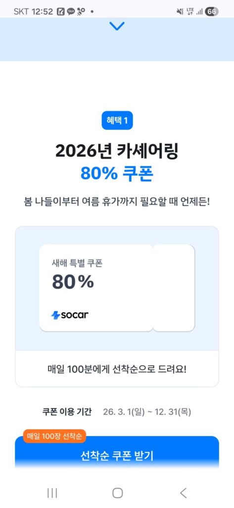 Phiếu giảm giá 80% được phát hành từ tháng 3 đến tháng 12 trên cơ sở ai đến trước được phục vụ trước 