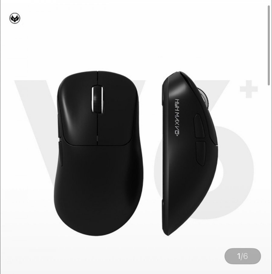 Chuột chơi game không dây Fire Silver Fox MAX V6+ 55g 500mah PAW3311