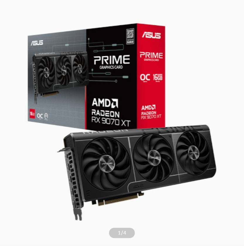[Khác] ASUS PRIME Radeon RX 9070 XT OC D6 16GB Daewon (90 dưới kinh nghiệm)