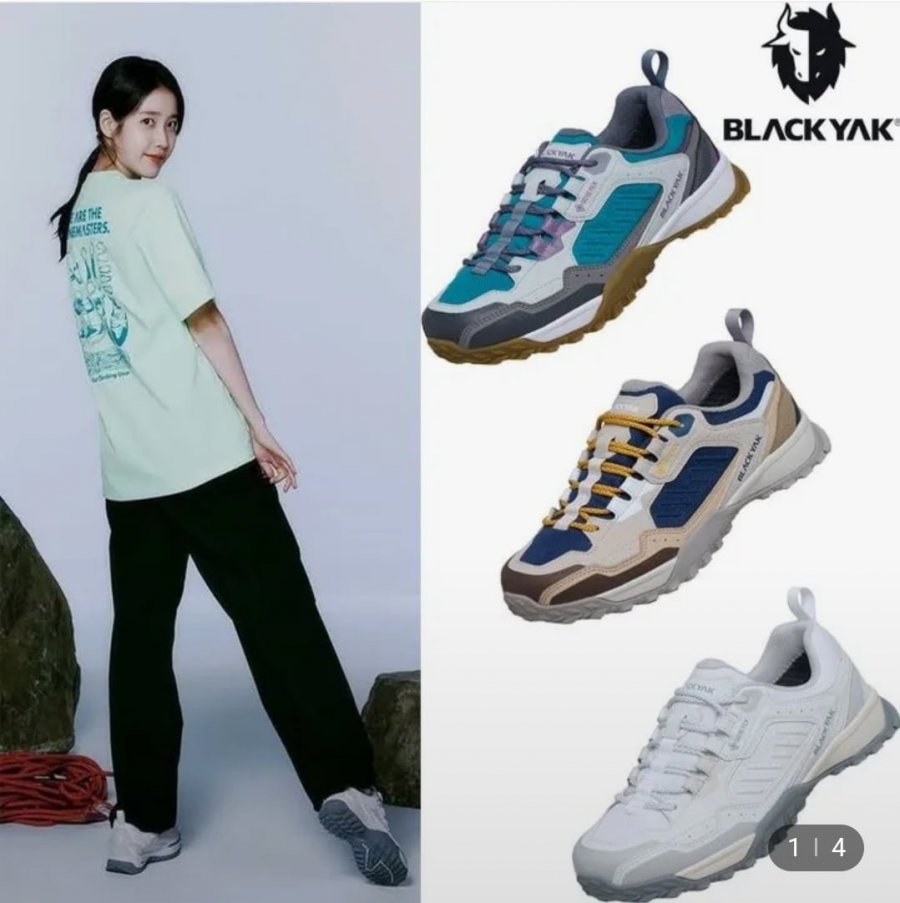 Giày leo núi Yak Gore-Tex màu đen Yorkshire Motion