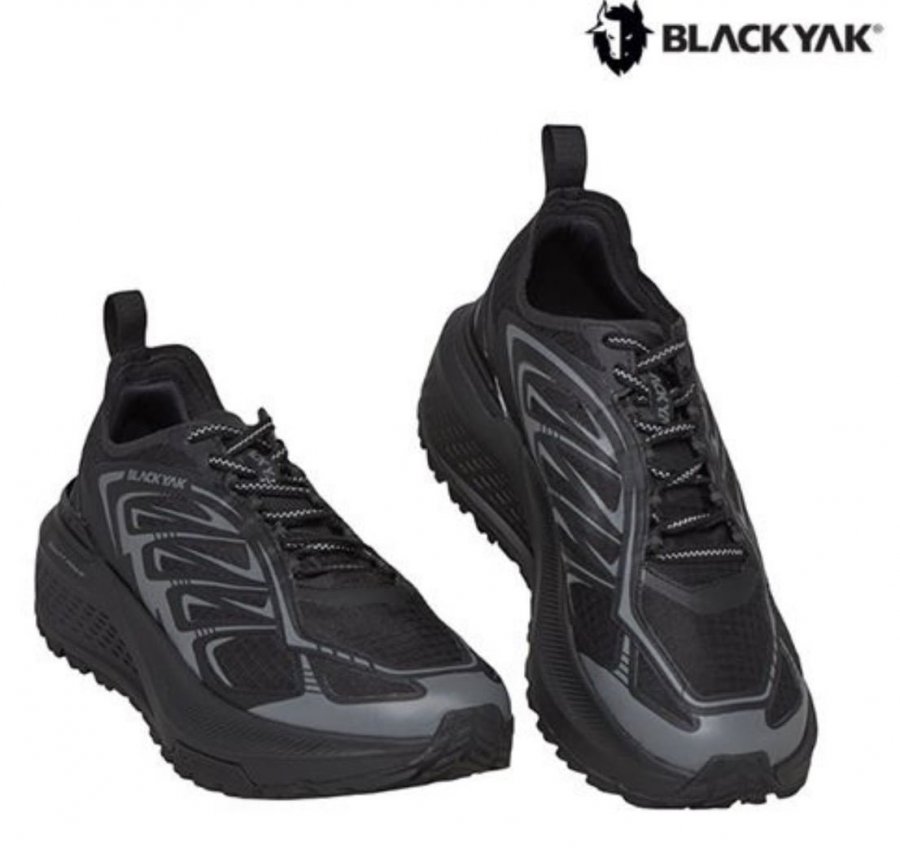 Giày chạy bộ đường mòn Yak Skyspeed màu đen Giày leo núi