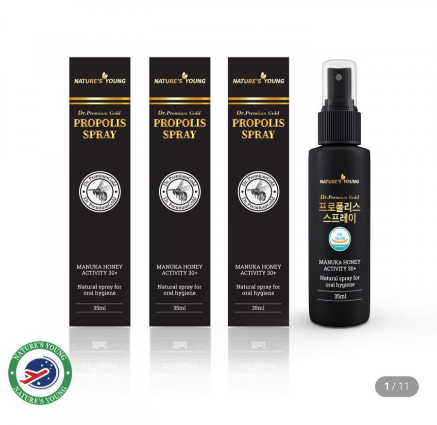 Xịt keo ong hàm lượng cao 35ml bộ 3