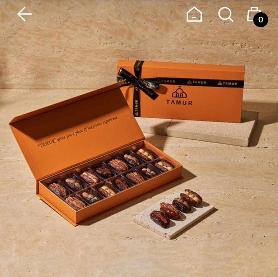 Tamur Mansour Snacks Date Palm Tamur Dates 14 Miếng