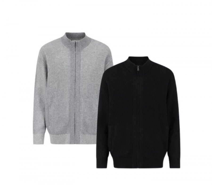 Phiên bản áo len có khóa kéo chống gió