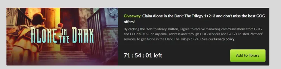 Một mình trong bóng tối, Bộ ba 1,2,3