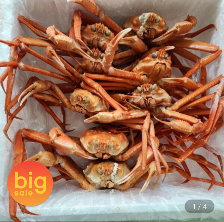 Cua đỏ Hupori Bakdal 4kg