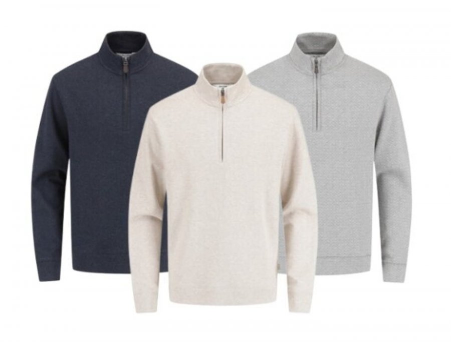 Áo thun có khóa kéo nửa tiêu chuẩn phiên bản