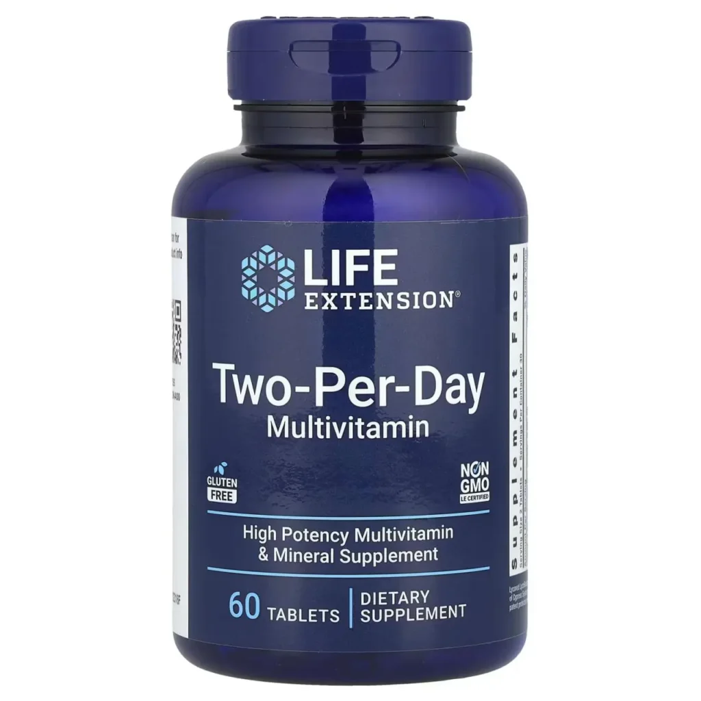 Life Extension Two Days V1 Multivitamin 60 viên