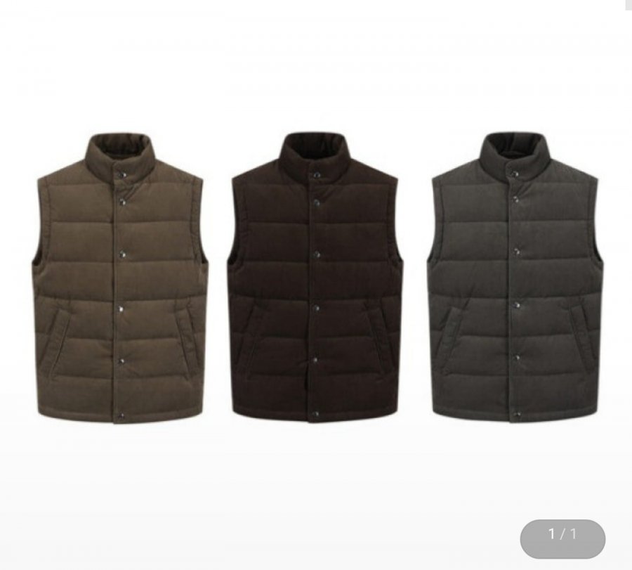 Phiên bản áo vest độn nhung lông vịt