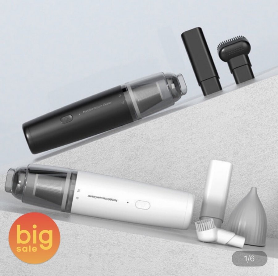 Máy hút bụi không dây ô tô đa vòi 1+1 4000PA 1800mah