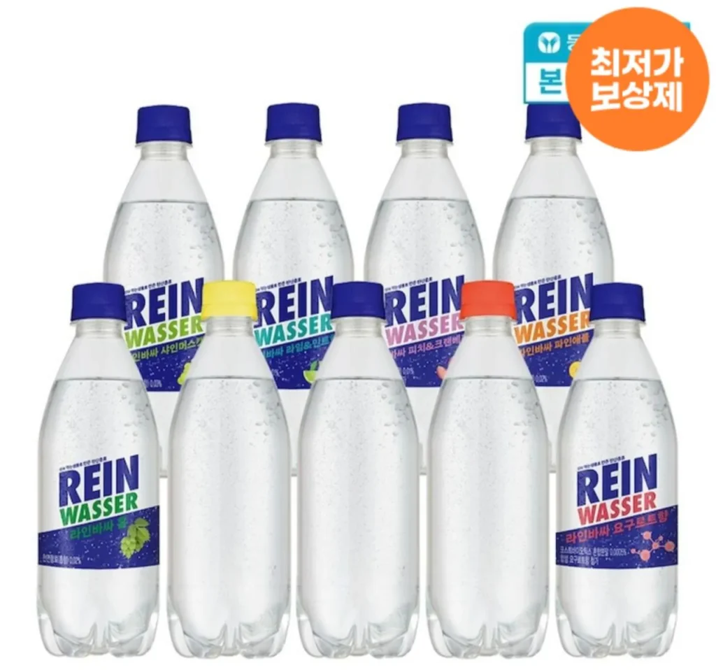 Nước có ga Line Bassa 500ml, 40 gói, 9 loại chọn 2