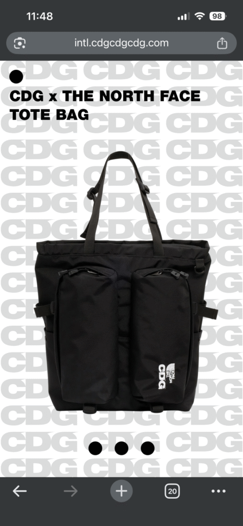 CDG x Northface đã phát hành