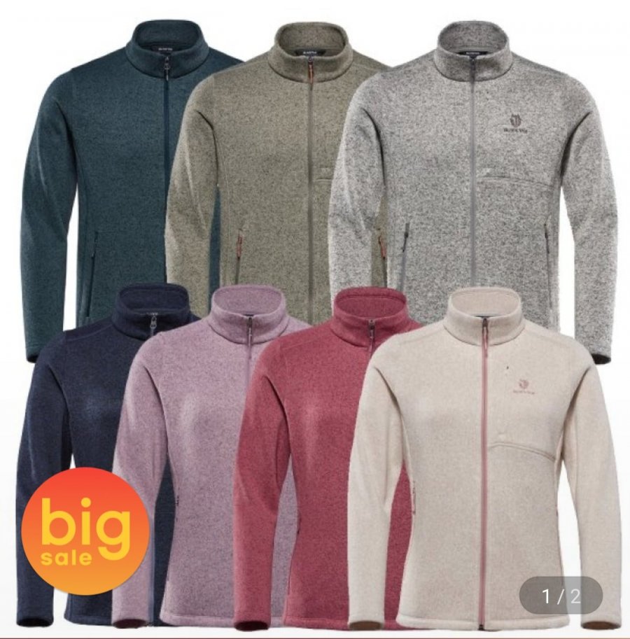 Áo khoác lông cừu cơ bản Unisex Yak màu đen