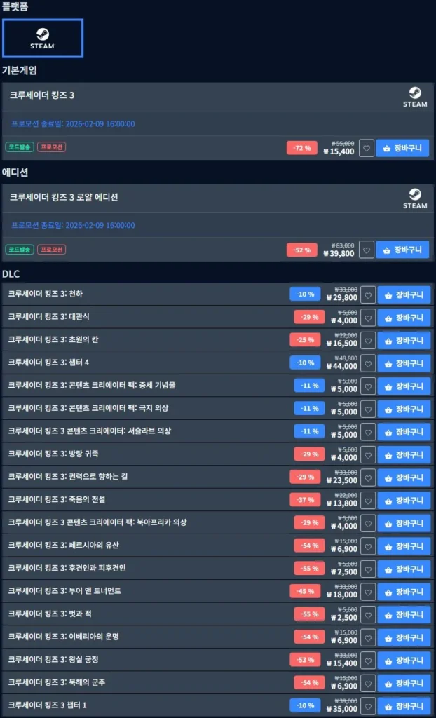 Crusader Kings 3 và các game khác đang giảm giá (~02/09 16:00)