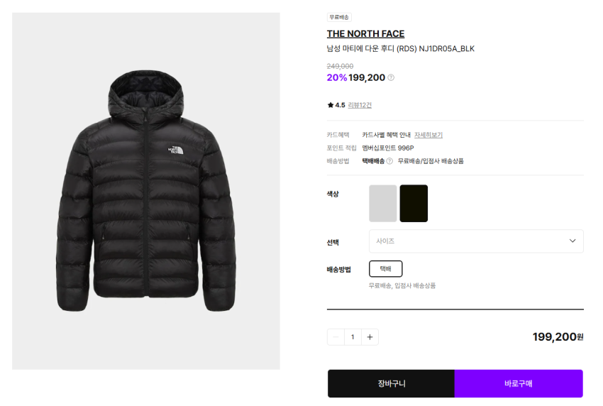 Áo khoác Matier Down Face của North Face