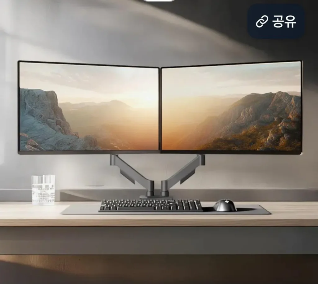 Plus cánh tay màn hình kép