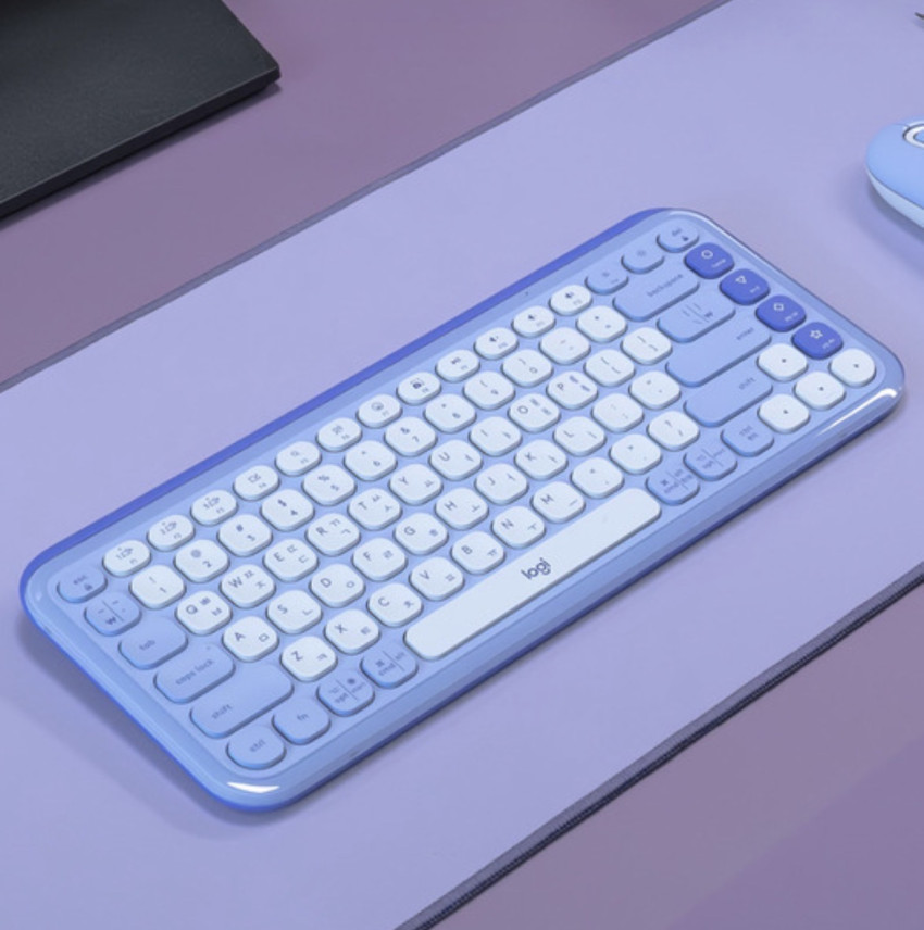 Bàn phím không dây Logitech Pop Icon Lilac