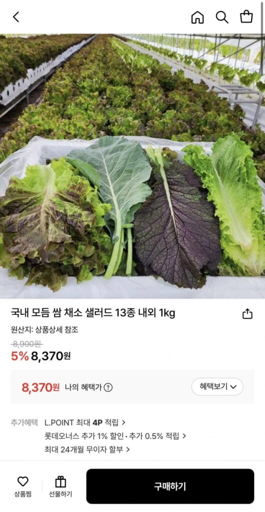 Salad rau củ các loại nội địa 1kg