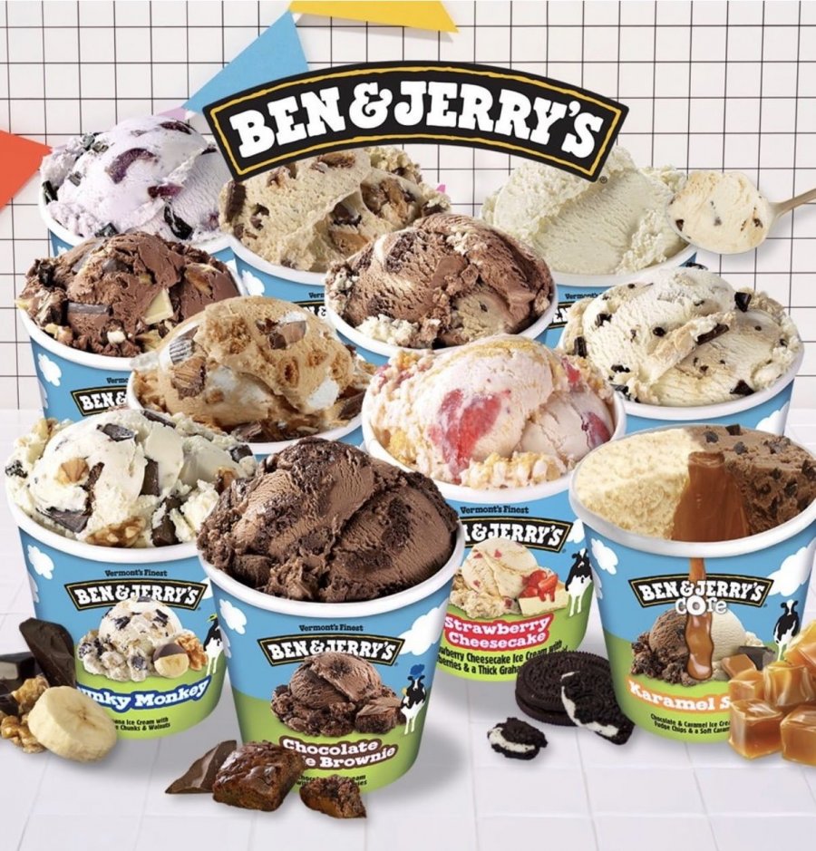 Hạn sử dụng của 3 pint Ben & Jerry’s: Tháng 7 – Tháng 9
