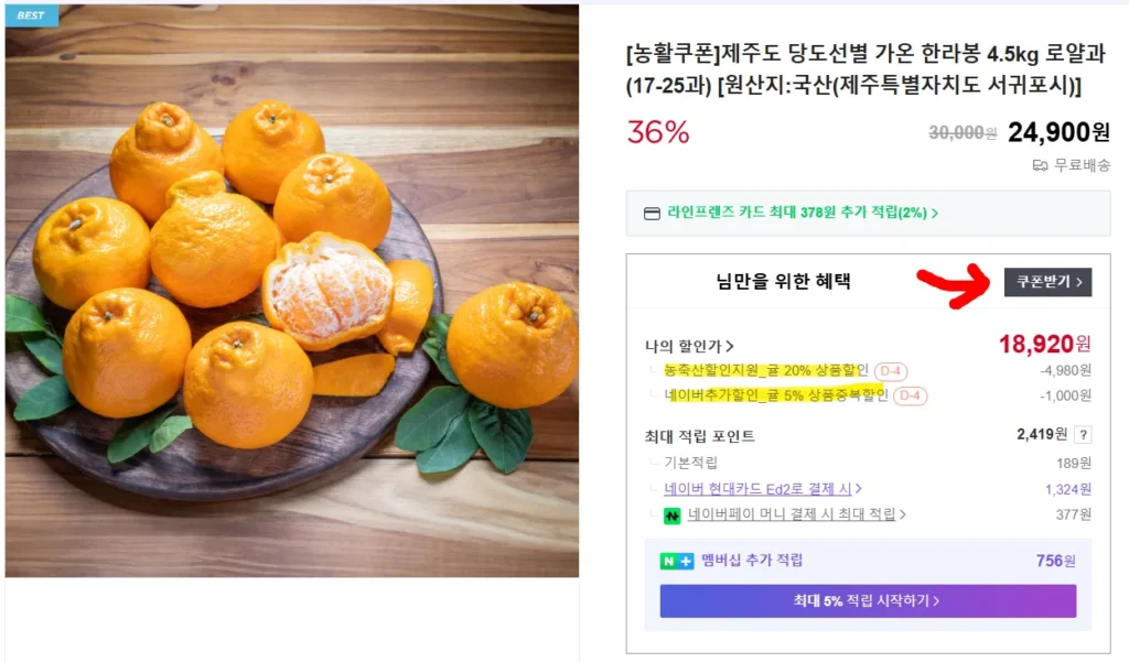 Hallabong 4.5kg Hoàng Quả (17-25 Quả)