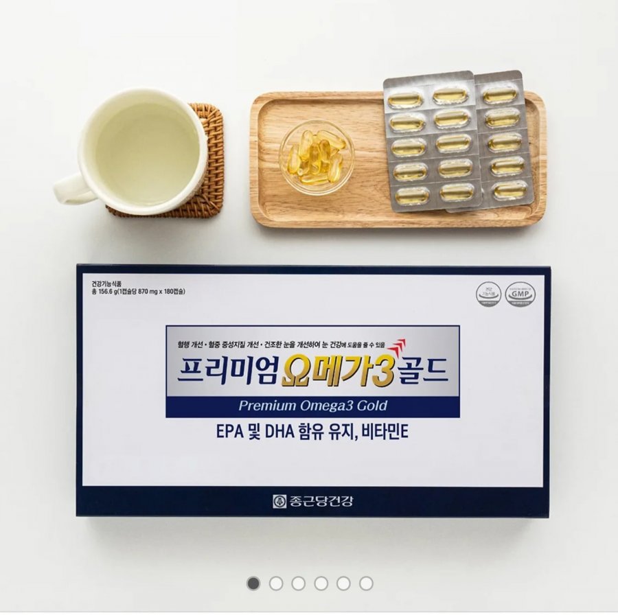 Chong Kun Dang Health Omega 3 Gold Cung cấp 6 tháng